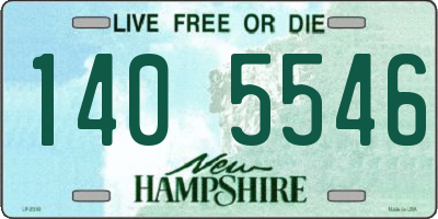 NH license plate 1405546