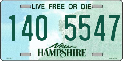 NH license plate 1405547