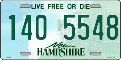 NH license plate 1405548