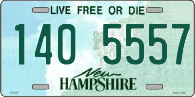 NH license plate 1405557