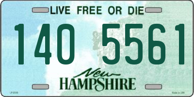 NH license plate 1405561