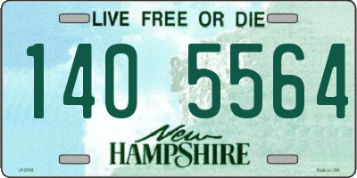 NH license plate 1405564