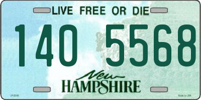 NH license plate 1405568