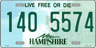 NH license plate 1405574