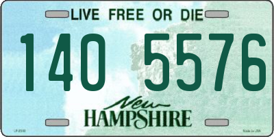NH license plate 1405576