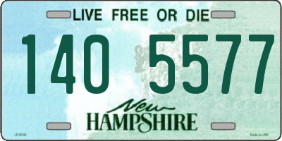 NH license plate 1405577