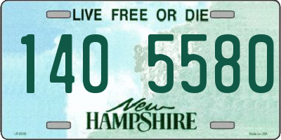NH license plate 1405580
