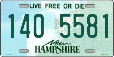 NH license plate 1405581