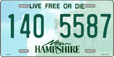 NH license plate 1405587