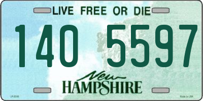 NH license plate 1405597