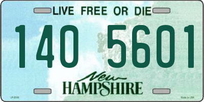 NH license plate 1405601