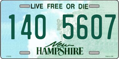 NH license plate 1405607