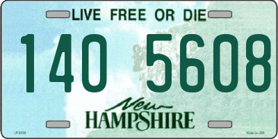 NH license plate 1405608