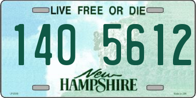 NH license plate 1405612