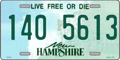 NH license plate 1405613