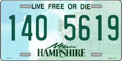 NH license plate 1405619
