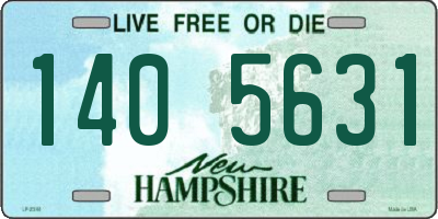 NH license plate 1405631