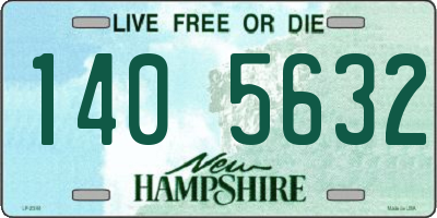 NH license plate 1405632