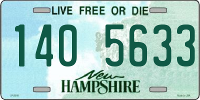 NH license plate 1405633