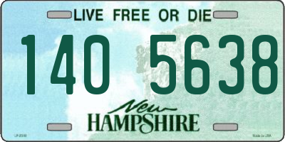 NH license plate 1405638