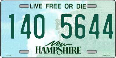 NH license plate 1405644