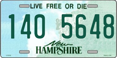 NH license plate 1405648