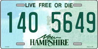 NH license plate 1405649