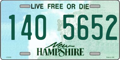 NH license plate 1405652