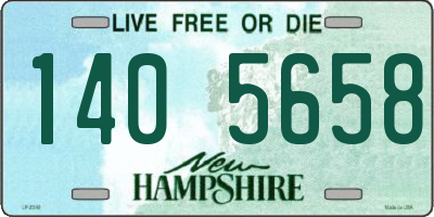 NH license plate 1405658
