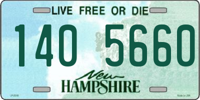 NH license plate 1405660
