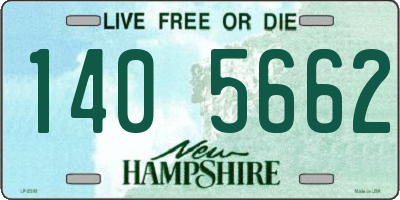 NH license plate 1405662