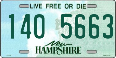 NH license plate 1405663