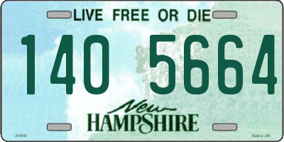 NH license plate 1405664