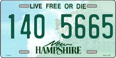 NH license plate 1405665