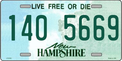 NH license plate 1405669