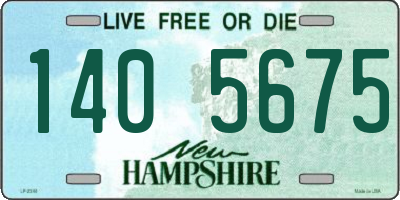 NH license plate 1405675
