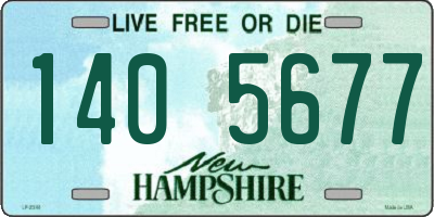 NH license plate 1405677