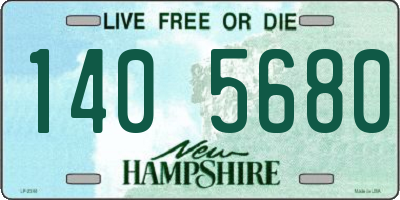NH license plate 1405680