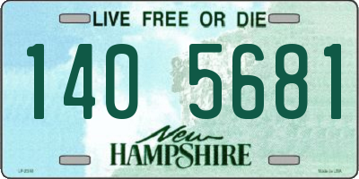 NH license plate 1405681