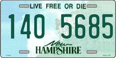 NH license plate 1405685