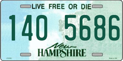 NH license plate 1405686