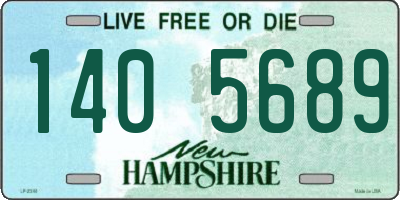 NH license plate 1405689