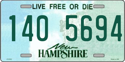NH license plate 1405694