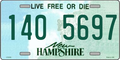 NH license plate 1405697