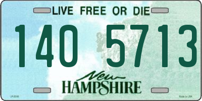 NH license plate 1405713