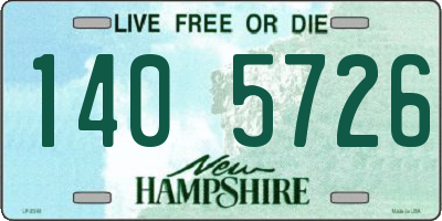 NH license plate 1405726