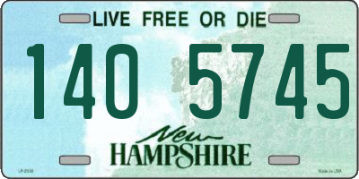 NH license plate 1405745