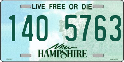 NH license plate 1405763