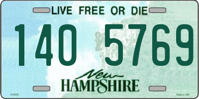 NH license plate 1405769