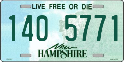 NH license plate 1405771